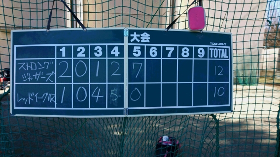 2/12　小金井南小レッドイーグルスＡさんと練習試合を行いました。