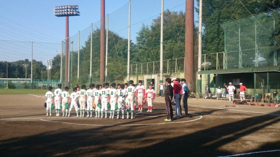 2016/10/15 練習試合（Ａチーム） 芋窪アトラスＡさんと戦い負けてしまいました。