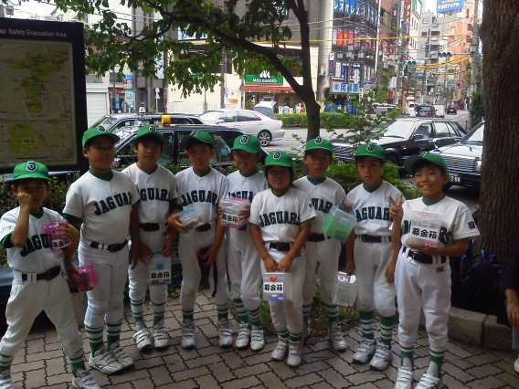 2016/5/28　熊本地震の募金活動を行いました。